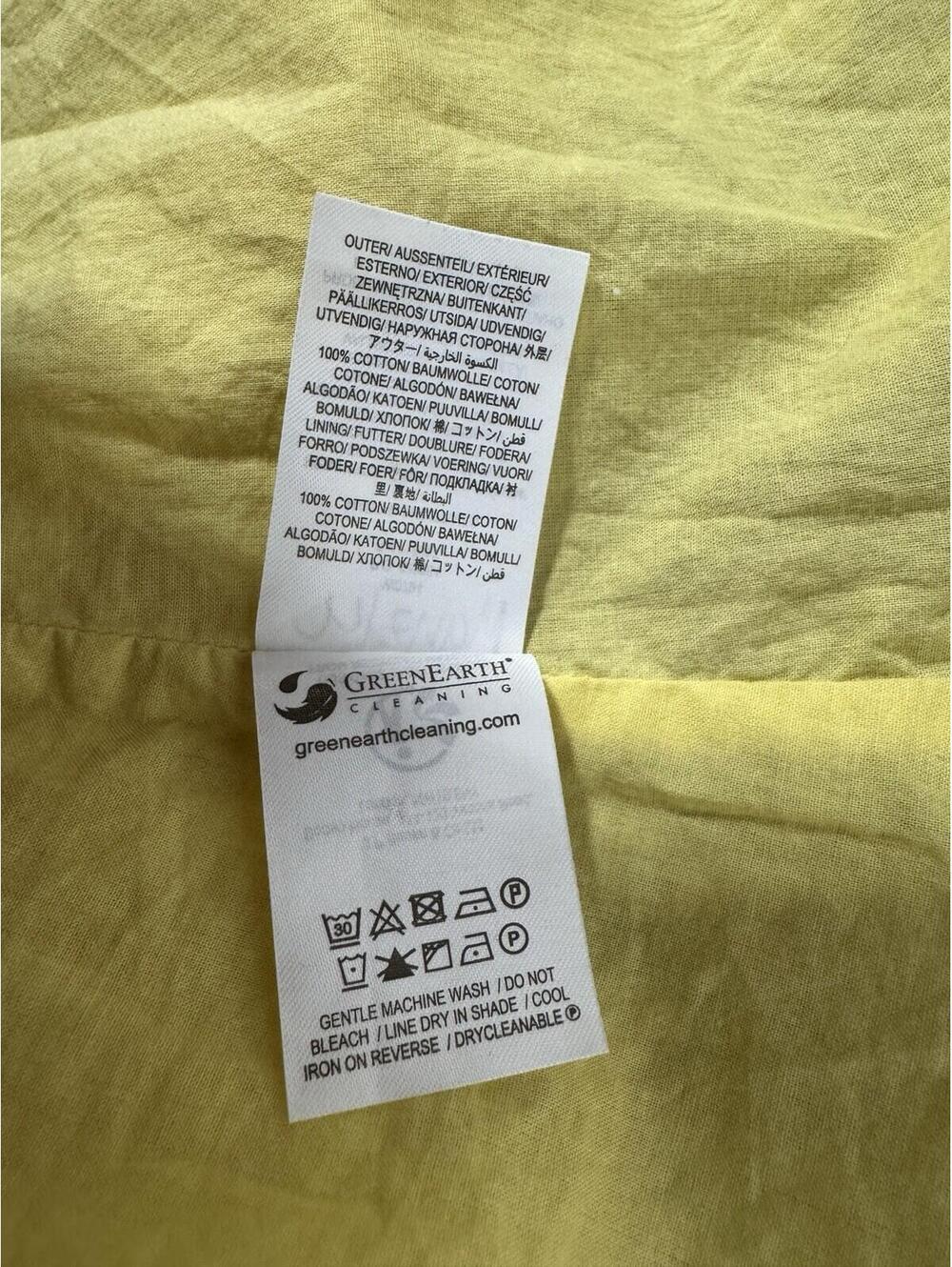 Boden Women's Boden Bernadette Cotton Midi Dress 6P Yellow Pockets Dr1 - Picture 8 of 9